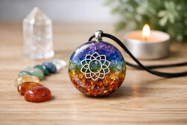 Pendentif orgonite chakras - bien le choisir