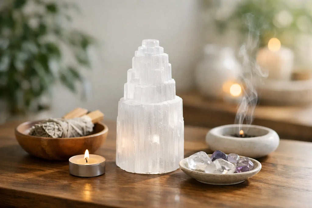 Sélénite : purification énergétique de votre maison