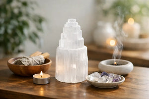 Sélénite purification énergétique maison