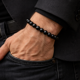 Bracelet PROTECTION Onyx Noir Chakra Muladhara