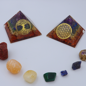 Pyramide Énergie Orgone HARMONIE 7 Chakras
