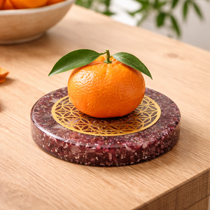 PLATEAU DE RECHARGEMENT ORGONE GRENAT 10cm