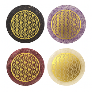 PLATEAU DE RECHARGEMENT ORGONE AMÉTHYSTE 10cm