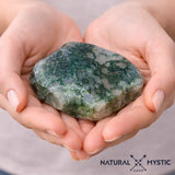 Bracelet Agate Mousse ÉQUILIBRE Chakra Anahata pierre fine