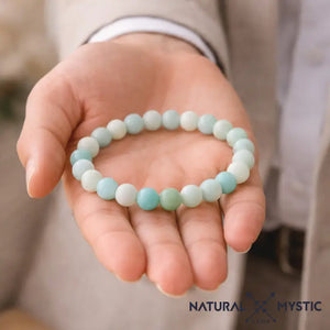 Bracelet Amazonite RENAISSANCE Chakra Vishuddha pierre fine