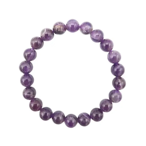Bracelet Améthyste APAISEMENT Chakra Ajna pierre fine
