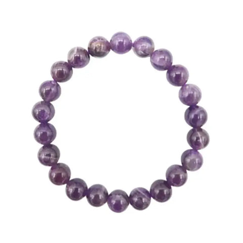 Bracelet Améthyste APAISEMENT Chakra Ajna pierre fine
