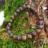 Bracelet Bronzite ANCRAGE Chakra Muladhara pierre fine