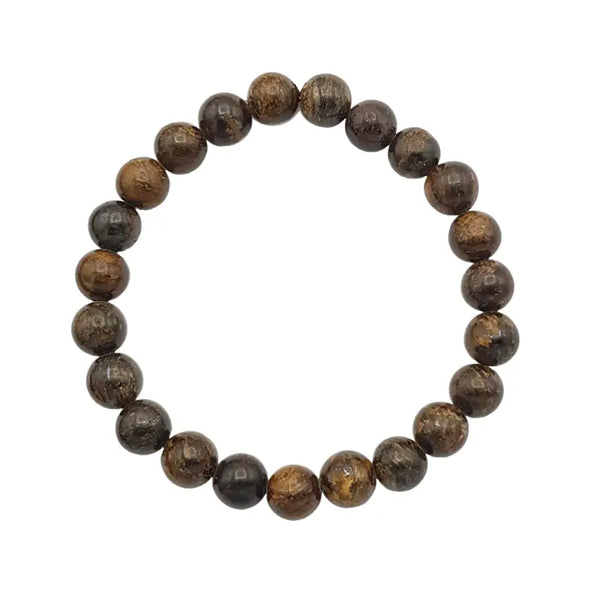 Bracelet Bronzite ANCRAGE Chakra Muladhara pierre fine