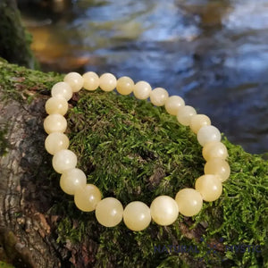 Bracelet Calcite Orange JOIE Chakra Svadhisthana pierre fine