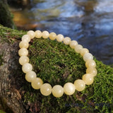 Bracelet Calcite Orange JOIE Chakra Svadhisthana pierre fine