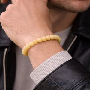 Bracelet Calcite Orange JOIE Chakra Svadhisthana pierre fine