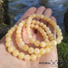 Bracelet Calcite Orange JOIE Chakra Svadhisthana pierre fine