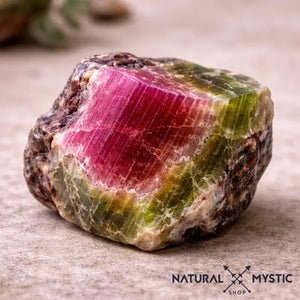 Bracelet du Cœur Tourmaline Pastèque pierre fine