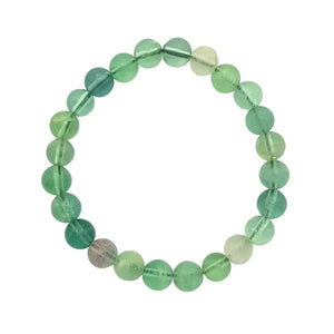Bracelet Fluorite Verte naturelle pierre fine