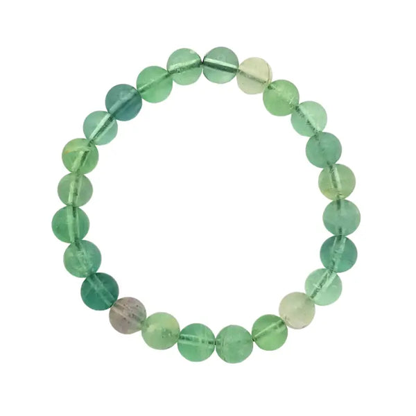 Bracelet Fluorite Verte naturelle pierre fine