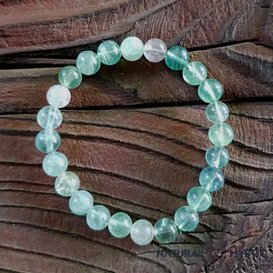 Bracelet Fluorite Verte naturelle pierre fine