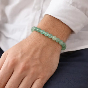 Bracelet Fluorite Verte PAIX Chakra Anahata pierre fine