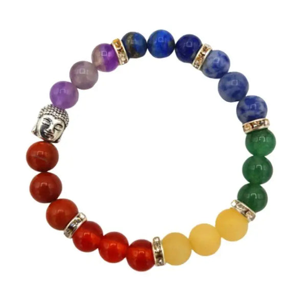 Bracelet Harmonie 7 Chakras Pierres Naturelles pierre fine