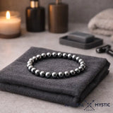 Bracelet Hématite ÉNERGIE Chakra Muladhara pierre fine