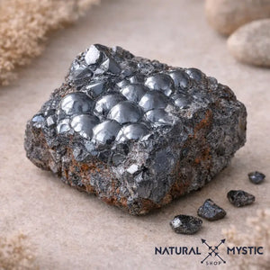 Bracelet Hématite ÉNERGIE Chakra Muladhara pierre fine