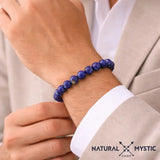 Bracelet Lapis Lazuli CONFIANCE EN SOI Chakra Ajna pierre fine