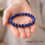 Bracelet Lapis Lazuli CONFIANCE EN SOI Chakra Ajna pierre fine