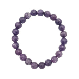 Bracelet Lépidolite SÉRÉNITÉ Chakra Sahasrara pierre fine