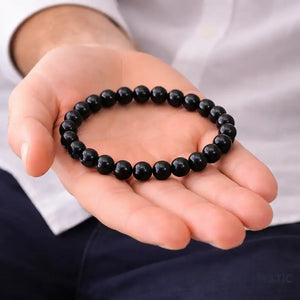 Bracelet Obsidienne Œil Céleste PROTECTION Chakra Ajna pierre fine