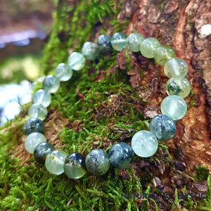 Bracelet Phrénite SÉRÉNITÉ Chakra Anahata pierre fine