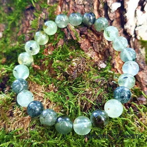 Bracelet Phrénite SÉRÉNITÉ Chakra Anahata pierre fine
