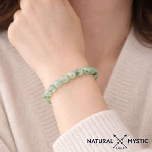 Bracelet Préhnite ÉQUILIBRE Chakra Anahata pierre fine