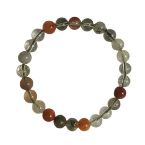 Bracelet Quartz Lodolite CHAMANE Chakra Ajna pierre fine