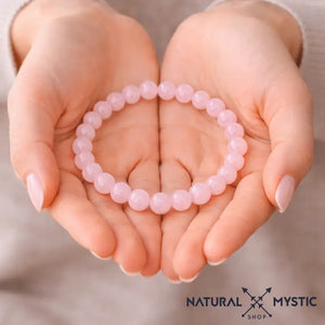 Bracelet Quartz Rose RELAXATION Chakra Anahata pierre fine