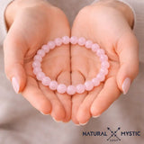 Bracelet Quartz Rose RELAXATION Chakra Anahata pierre fine