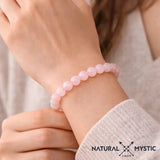 Bracelet Quartz Rose RELAXATION Chakra Anahata pierre fine