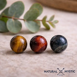 Bracelet Tigre Taureau Faucon TRIPLE PROTECTION Chakra Manipura pierre fine