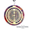 Collier Pendentif Fleur de Vie Orgone Énergie Scalaire 7 Chakras pendentif orgonite