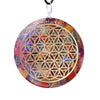 Collier Pendentif Fleur de Vie Orgone | Scalaire 7 Chakras pendentif orgonite