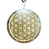 Collier Pendentif Fleur de Vie Orgone | Scalaire Labradorite pendentif orgonite