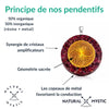 Collier Pendentif Fleur de Vie Orgone | Scalaire Sélénite pendentif orgonite