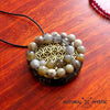 Collier Pendentif Fleur de Vie Orgone | Scalaire Tourmaline Noire pendentif orgonite