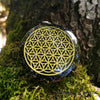 Collier Pendentif Fleur de Vie Orgone | Scalaire Tourmaline Noire pendentif orgonite