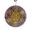 médaillon pendentif métatron en améthyste