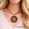 Collier Pendentif Orgone MÉTATRON Tourmaline Noire pendentif orgonite