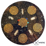 Les Imparfaites à prix minis Grand plateau Rechargement - Tourmaline noire pyramide orgonite