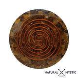 Les Orgonites de poche Imparfaits à prix minis Orgonite de poche - Œil de tigre pyramide orgonite