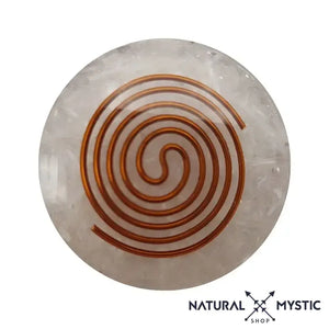 Les Orgonites de poche Imparfaits à prix minis Orgonite de poche - Sélénite pyramide orgonite