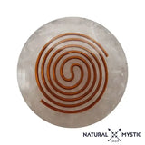 Les Orgonites de poche Imparfaits à prix minis Orgonite de poche - Sélénite pyramide orgonite