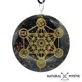 Les Pendentifs orgonite Imparfaits à prix minis Pendentif orgonite - Merkaba Lapis lazuli et Aigue marine pyramide orgonite